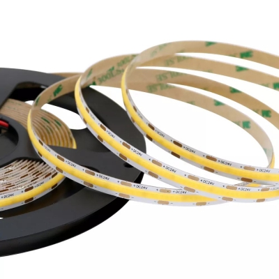Customizable COB LED strips CRI>90 for interior or outdoor more luminous perfect decorating lighting